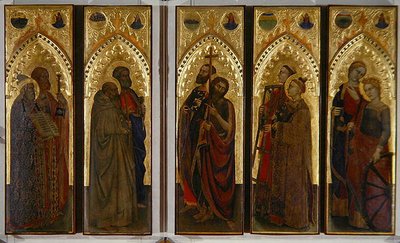 Saints, Virgins and Martyrs by Giovanni da Milano