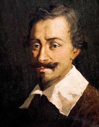 Portrait of Belgian composer and theorist Johannes Tinctoris (detail) by Giovanni da Udine (after)