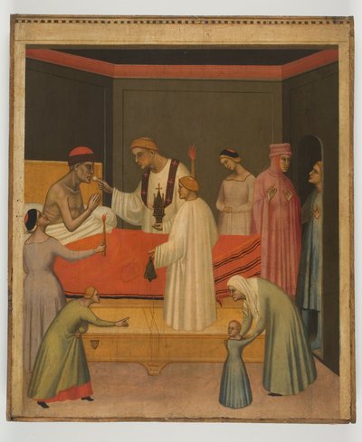 Communion of the Sick, c.1360 by Giovanni del Biondo dal Casentino