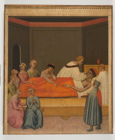 Extreme Unction, c.1360 by Giovanni del Biondo dal Casentino