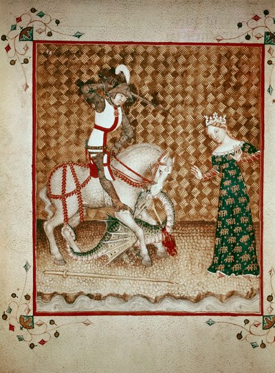 Saint George Slaying the Dragon by Giovanni di Benedetto da Como