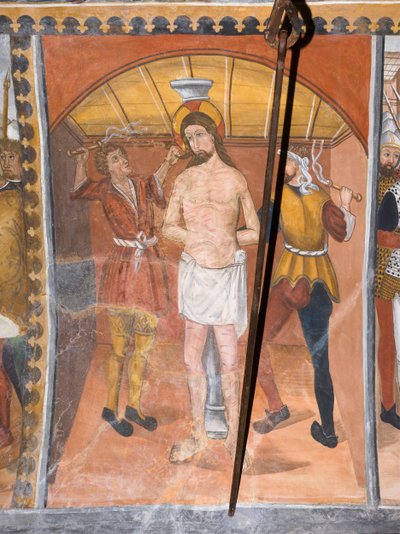 Stories of the Passion of Christ: Flagellated Jesus by Giovanni di Cherasco Botoneri
