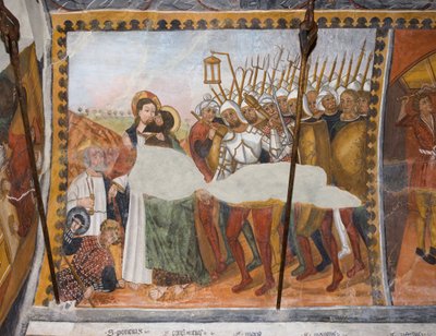 Stories of the Passion of Christ: Jesus Betrayed with a Kiss by Judas and Captured by Giovanni di Cherasco Botoneri