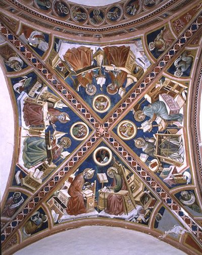 The Doctors in the Temple, the Evangelists and Eight Prophets, from the chapel vault by Giovanni di Corraduccio