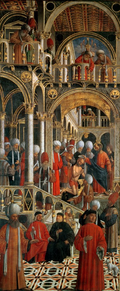 The Baptism of St. Anianus by St. Mark by Giovanni di Niccolo Mansueti