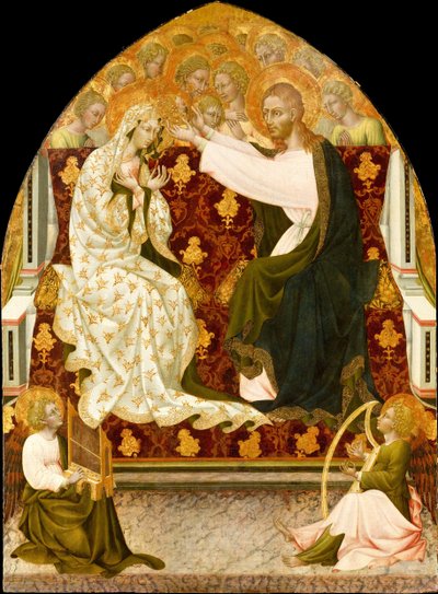 Coronation of the Virgin, ca. 1455 by Giovanni di Paolo