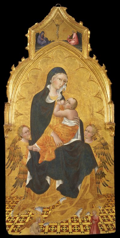 Madonna with Child and Angels. The Annunciation by Giovanni di Paolo