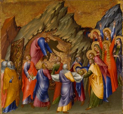 The Entombment of Christ, from the Malavolti Altarpiece by Giovanni di Paolo di Grazia