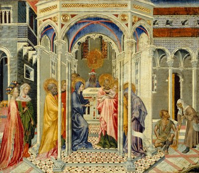 The Presentation of Christ in the Temple by Giovanni di Paolo di Grazia