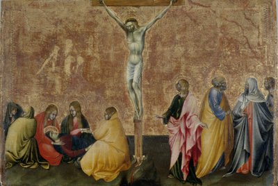 The Crucifixion of Christ by Giovanni di Paolo di Grazia