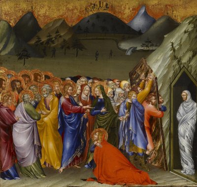 The Raising of Lazarus, 1426 by Giovanni di Paolo di Grazia