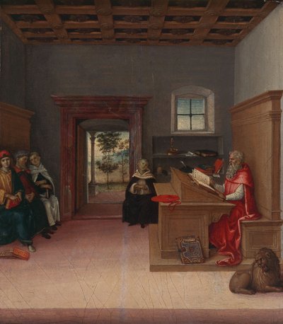 St. Jerome in the Study by Giovanni di Pietro (c.1450 1529)