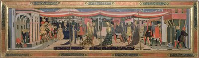 Frontal from the Adimari Cassone Depicting a Wedding Scene in Front of the Baptistry by Giovanni di Ser Giovanni