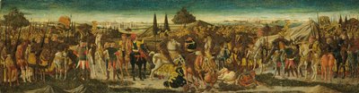 A Battle Scene, from the Front of a Cassone by Giovanni di Ser Giovanni Scheggia