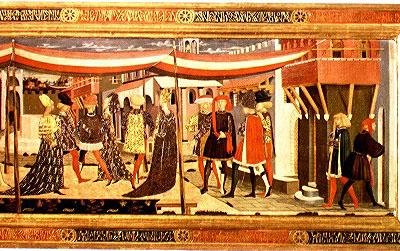 Frontal from the Adimari Cassone (detail) by Giovanni di Ser Giovanni Scheggia