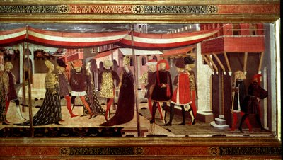 Renaissance Wedding Ceremony (detail) by Giovanni di Ser Giovanni Scheggia