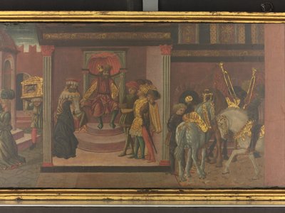 The Story of Trajan and the Widow (detail) by Giovanni di Ser Giovanni Scheggia