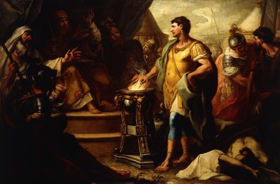 Mucius Scaevola by Girolamo Brusaferro