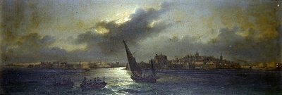 View from Malta- off the Harbour by Girolamo Gianni