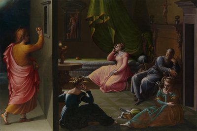 The Charity of St Nicholas of Bari by Girolamo Macchietti