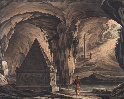 Stage Design for the Opera Roméo et Juliette by Ch. Gounod by Girolamo Magnani