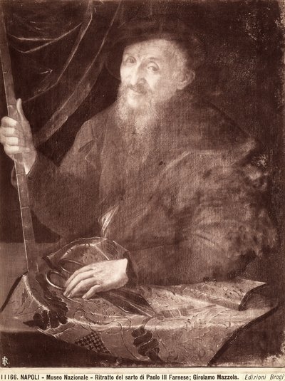 Portrait of a Tailor, 1520-69 by Girolamo Mazzola Bedoli