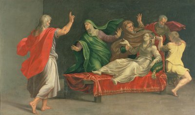 The Raising of Drusiana by Girolamo Mazzola Bedoli