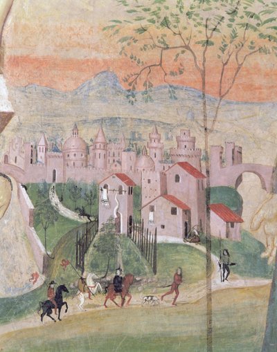 View of Prato City (detail) by Girolamo Ristori