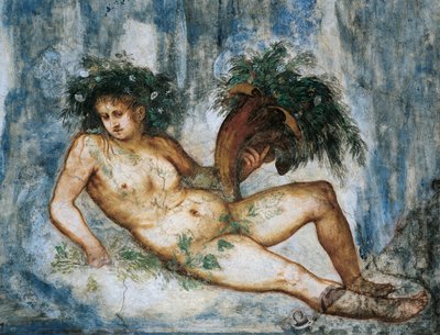 Allegory of Spring (detail), frescoes by Girolamo Romanino, commissioned by Bernardo Clesio by Girolamo Romanino