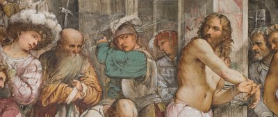 Central Nave, Fifth South Span, Flagellation of Christ, Jerome Romanino by Girolamo Romanino