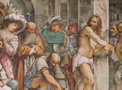 Flagellation of Christ by Girolamo Romanino