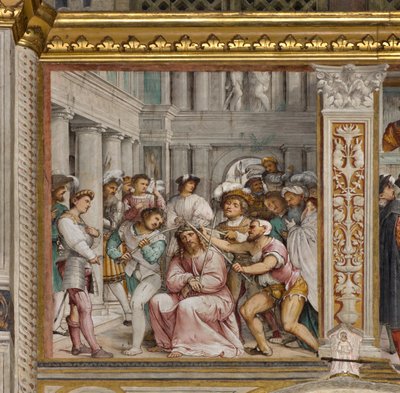 Central Nave, Fourth South Span, Coronation of Thorns by Girolamo Romanino