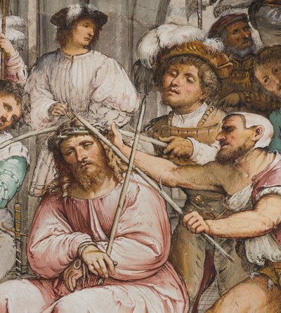 Central Nave, Fourth South Span, Coronation of Thorns by Girolamo Romanino