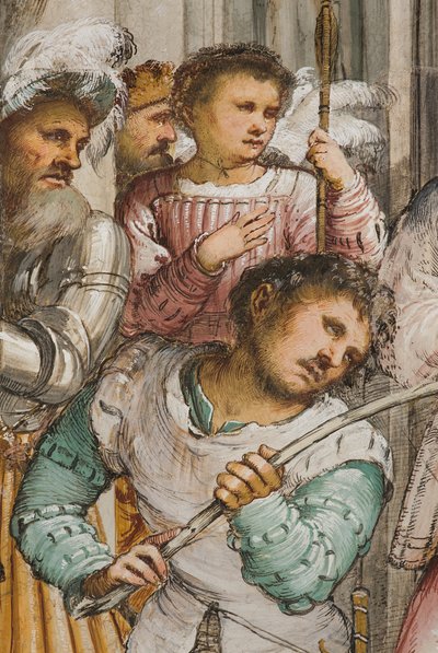 Central Nave, Fourth South Span, Coronation of Thorns by Girolamo Romanino