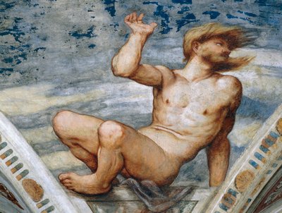 Male Nude (detail) by Girolamo Romanino