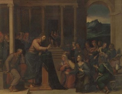 Christ in the House of Mary and Martha by Girolamo da Carpi