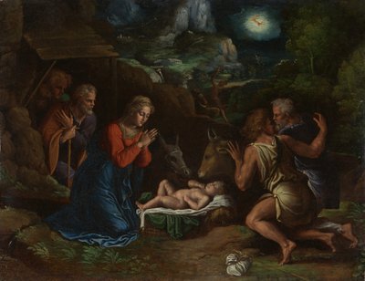 The Adoration of the Shepherds, ca. 1535-40 by Girolamo da Carpi