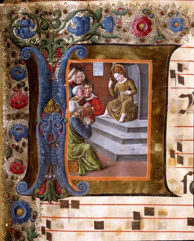 Christ Child and the Doctors by Girolamo da Cremona