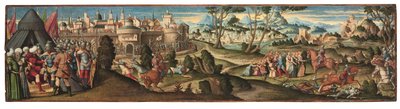 Scenes from Orlando Furioso by Girolamo da Santacroce