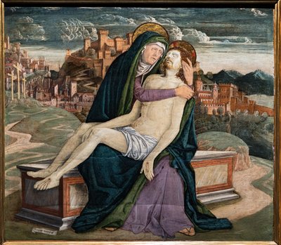 Lamentation, by Gerolamo da Treviso the Old, c.1495-7 by Girolamo da Treviso the Elder