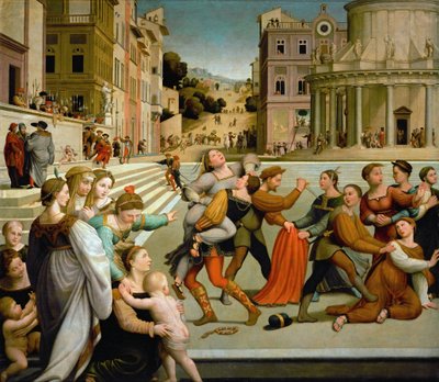 The abduction of Dinah by Giuliano Bugiardini