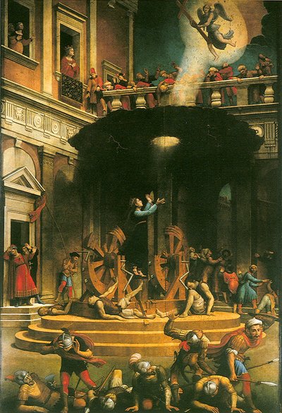The Martyrdom of Saint Catherine of Alexandria by Giuliano Bugiardini