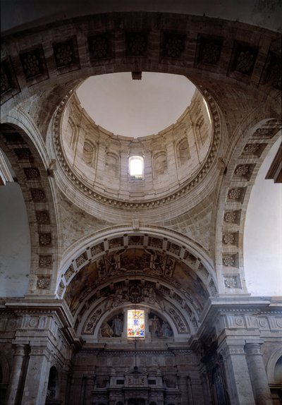 Interior view of the Church of San Biagio by Giuliano Giamberti da Sangallo