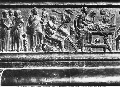 Relief from the Monument to Francesco Sassetti, Santa Trinita, Florence, c.1472-1516 by Giuliano Giamberti da Sangallo