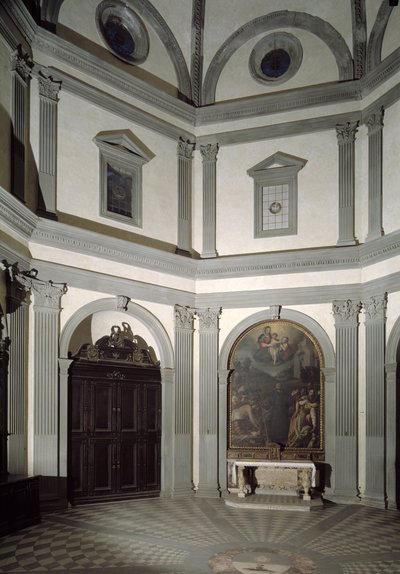 View of the Octagonal Sacristy by Giuliano Giamberti da Sangallo