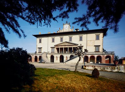 View of Villa Ambra a Poggio a Caiano by Giuliano Giamberti da Sangallo