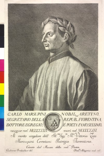 Carlo Marsuppini by Giuliano Traballesi