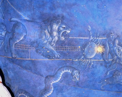 The Path of the Sun through the Stars on the Night of the 4th July 1442, Leo, Cancer and the Hydra (detail) by Giuliano dArrighi Pesello