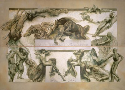 Death, from the Cycle of Human Life by Giulio Aristide Sartorio