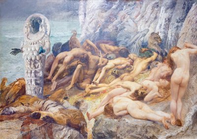 Diana of Ephesus and the Slaves by Giulio Aristide Sartorio